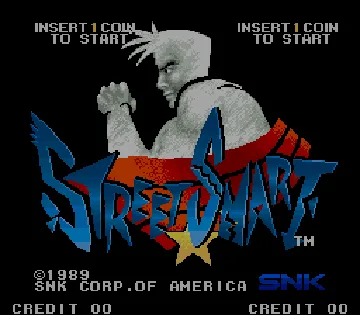 Street Smart (US version 1) screen shot title